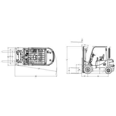 Дизельный погрузчик DOOSAN D15S-5